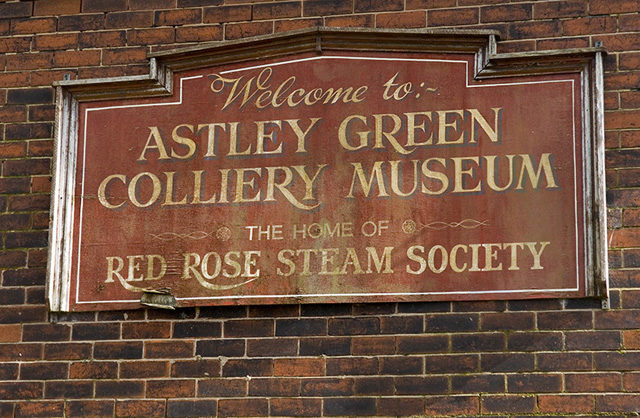 Astley Green Colliery Museum sign/ Author: Dave Green CC BY-SA 2.0