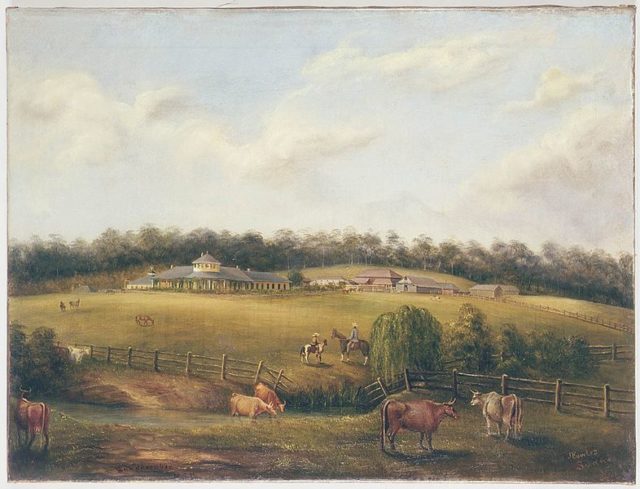 Bungarribee estate 1858/ Author: Fowles, Joseph (1810-1878)