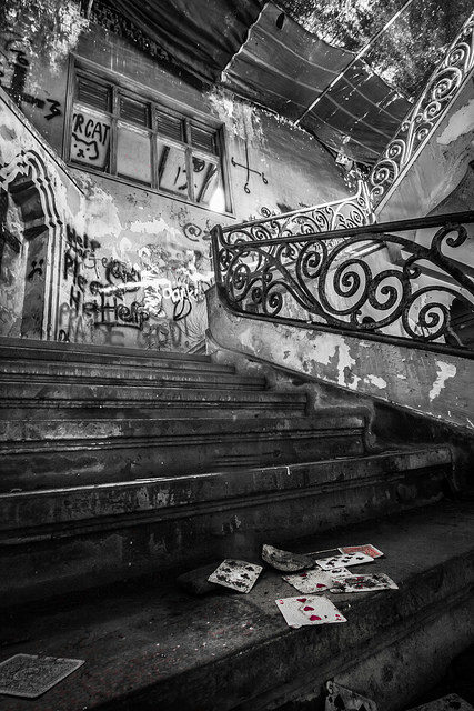 The staircase – part of the interior. Author: Robert Haandrikman CC BY 2.0