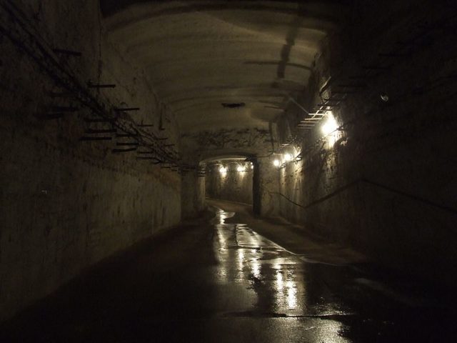 Water is constantly present in the tunnels/ Author: Christo – CC BY-SA 4.0
