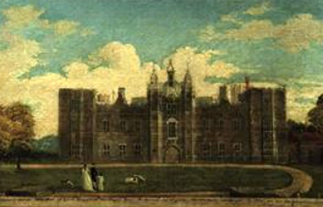Painting of Cowdray House, 1790