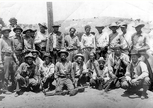 American posse raised to capture the Mexican bandits/ Author: Nogales Herald