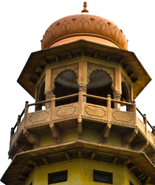 Close-up of the Minaret. Author: Syed HussainHyder Zaidi CC BY-SA 3.0