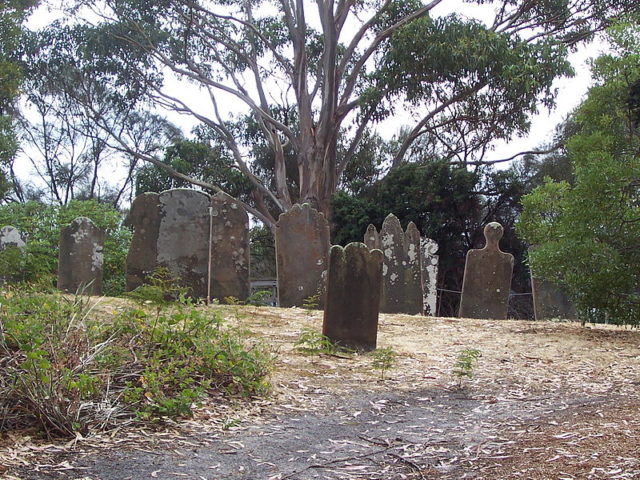 Graves on the Isle of the Dead/ Author: Star reborn – CC BY-SA 3.0