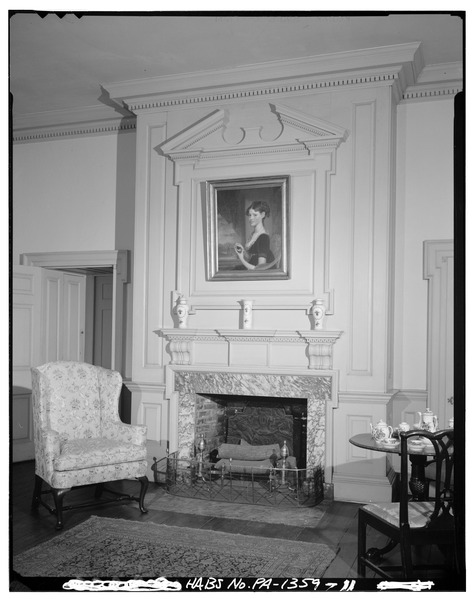 Old photo of the fireplace. Author: Library of Congress Prints and Photographs Division Washington Public Domain