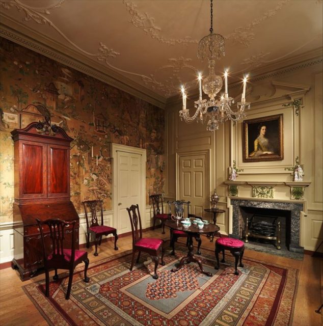 Part of the Metropolitan Museum of Art installation of the Powel house. Author: Metropolitan Museum of Art CC0