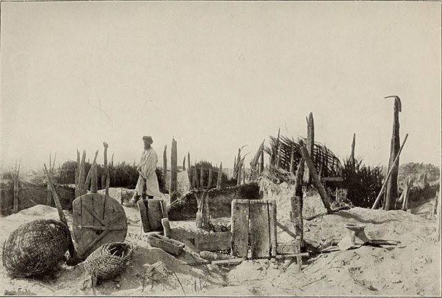 Photograph of Niya in 1912. Author: Internet Archive Book Images No restrictions