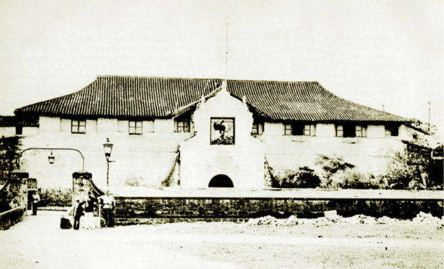 The original facade of Fort Santiago in 1880. Author: Unknown Public Domain
