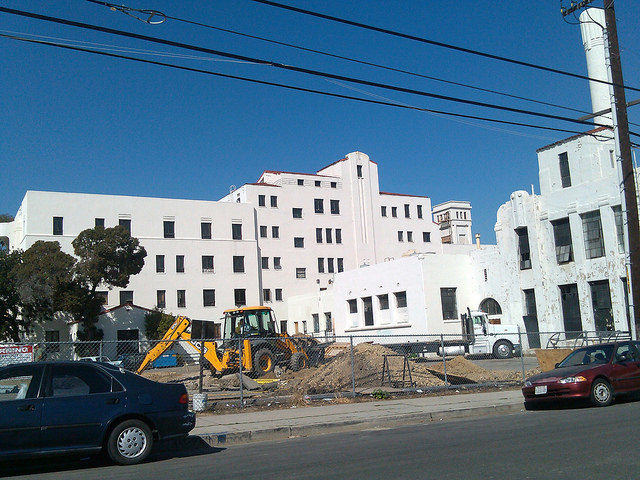 During the renovation process. Author: David French (DMCrandall) CC BY-ND 2.0