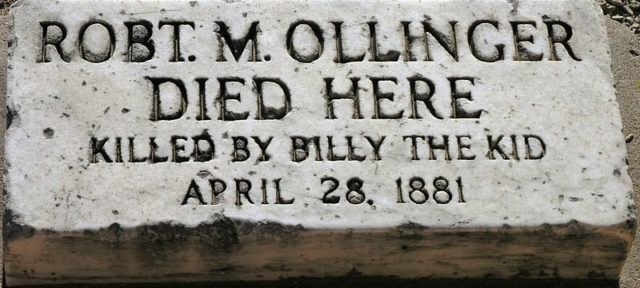 Killed by Billy the Kid/ Author: Daniel Mayer CC BY-SA 3.0
