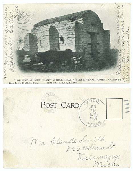 Old postcard showing the magazine/ Author: SMU Central University Libraries