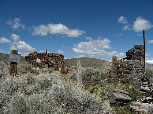 Ruins, Unionville, Nevada – Author: Ken Lund – CC BY 2.0