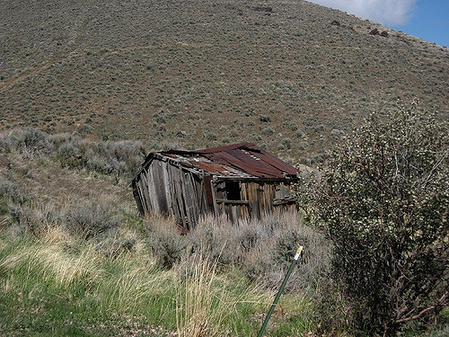 An old cabin, Unionville, Nevada – Author: Ken Lund – CC BY 2.0