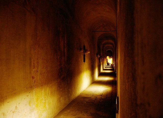 View from inside the Passetto di Borgo. Author: Raja Patnaik – CC BY-SA 3.0
