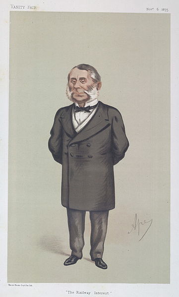 A caricature of Watkin in Vanity Fair, November 6, 1875.