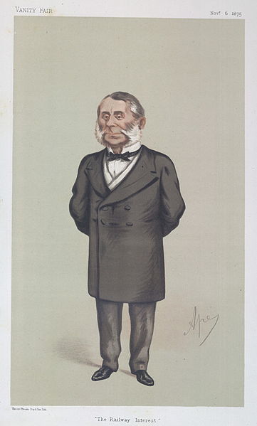 A caricature of Watkin in Vanity Fair, November 6, 1875.