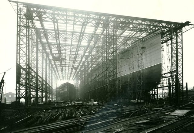 During construction.