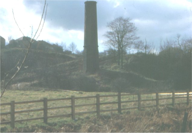 The old chimney from the steam engine.