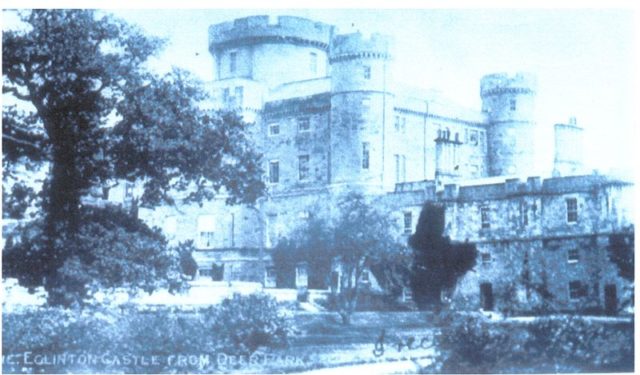 The castle circa the 1900s.