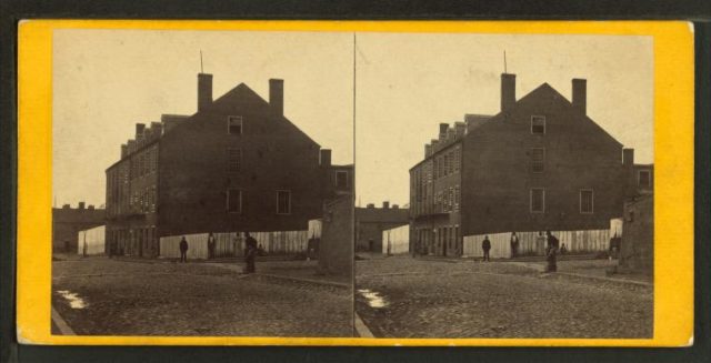 Stereo-view of the prison in 1823.