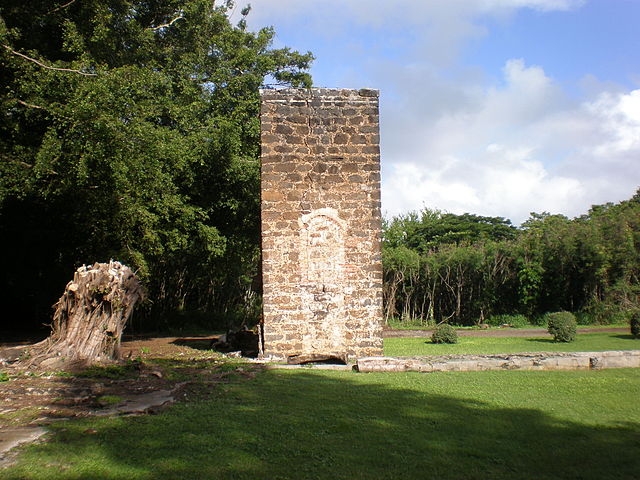 The brick chimney of the Old Sugar Mill of Kōloa.