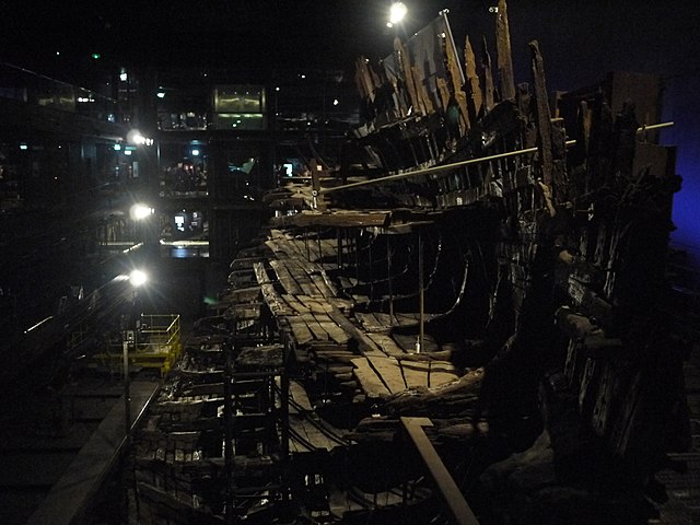 Mary Rose under conservation. Author: Christopher Down CC BY 4.0