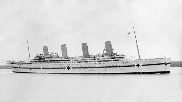 His Majesty’s Hospital Ship Britannic. Author: Allan Green