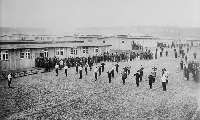 Among others, the camp housed French and British POWs during the conflict.