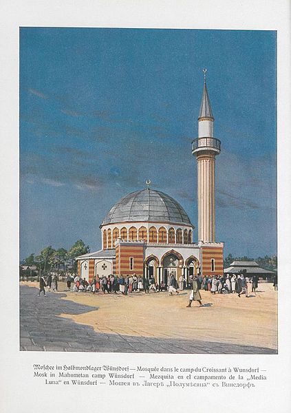 The first Mosque on German soil was an interesting example of Islamic-style architecture