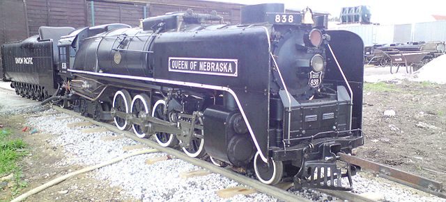 4-8-4 838 “Queen of Nebraska” based on the UP FEF 3 – Author: Cheekylittlemonkey81 – CC BY-SA 3.0
