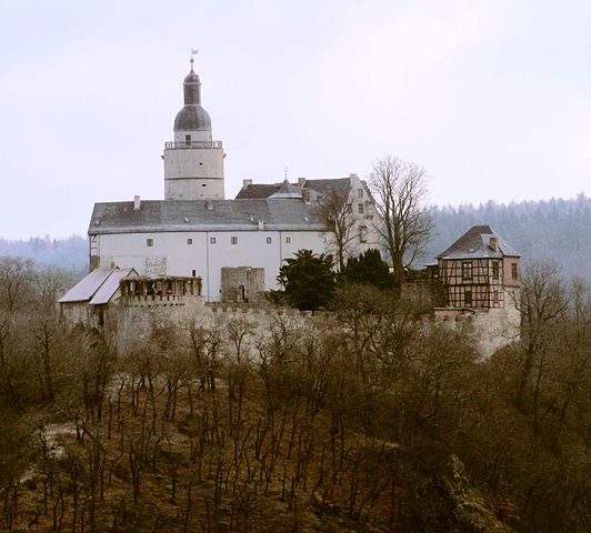 Falkenstein Castle viewed from the Selkesicht – Author: Olaf Böhlk – CC BY-SA 3.0 de