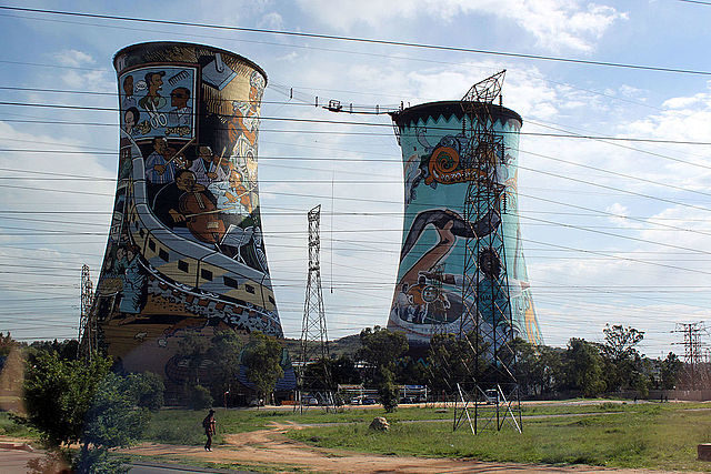 Orlando Power Station Towers, Soweto, South Africa – Author: Anagoria – CC BY 3.0