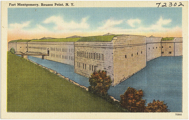 Fort Montgomery, Rouses Point, New York. – Author: Boston Public Library – CC BY 2.0