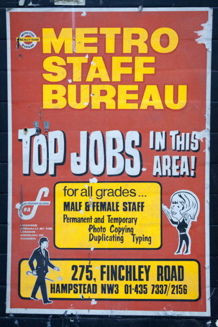 1970s Metro Staff Bureau poster. Author: Paul Dykes | Flickr @paulodykes