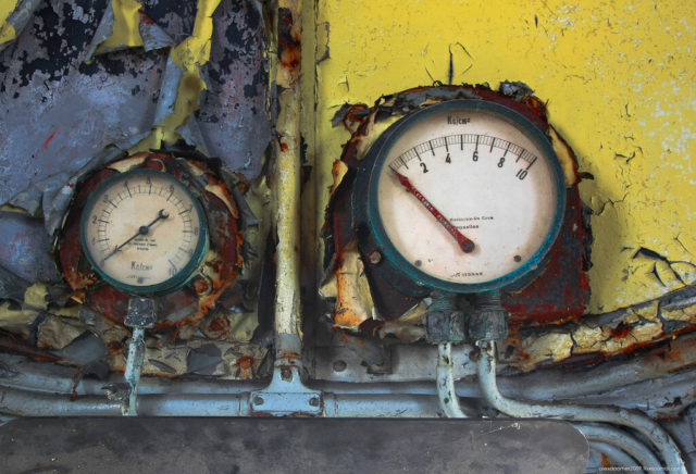 Pressure gauges in the driver’s cab. Author: Alexey Grachev | LiveJournal @alexdoomer2009