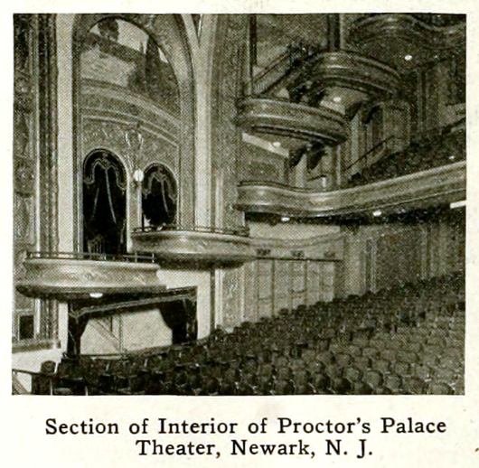Proctor’s Palace, Newark, New Jersey in 1916 – MvPW Jan – Interior – CC BY 2.0