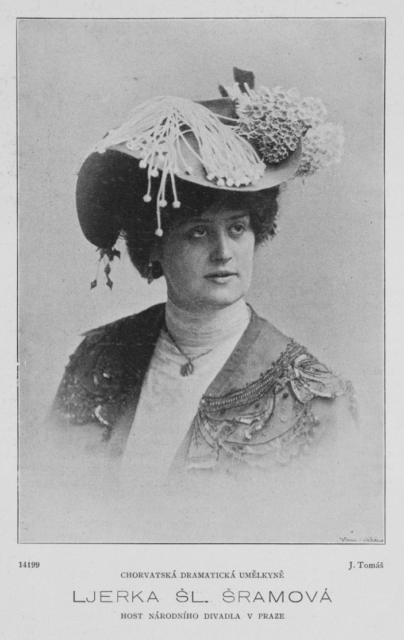 Portrait of Ljerka Šram in 1903
