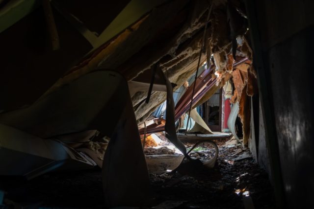 Collapsed barracks. By Dean Sheldon – starbrightmuse.com