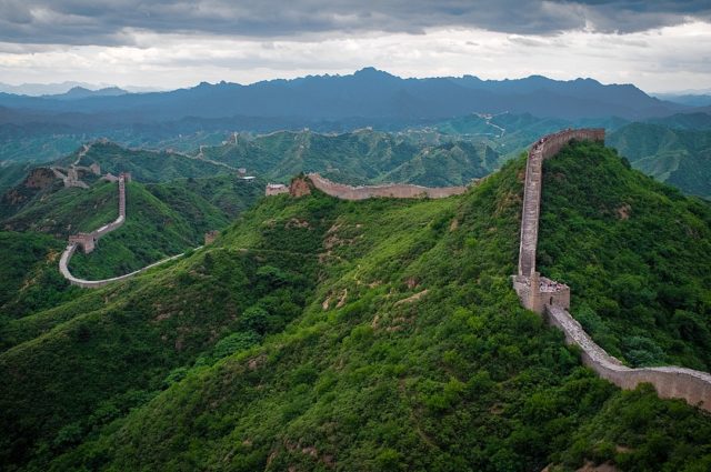 The Great Wall of China at Jinshanling. By Severin.stalder, CC BY-SA 3.0