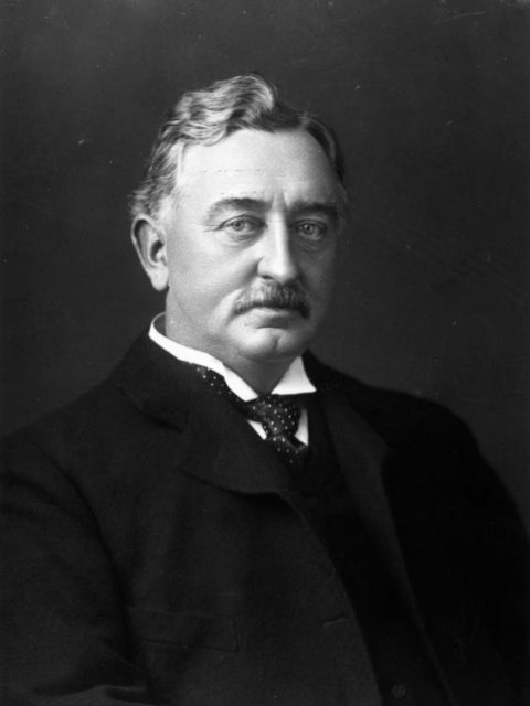 Portrait of the industrialist and politician Cecil Rhodes (1853-1902)