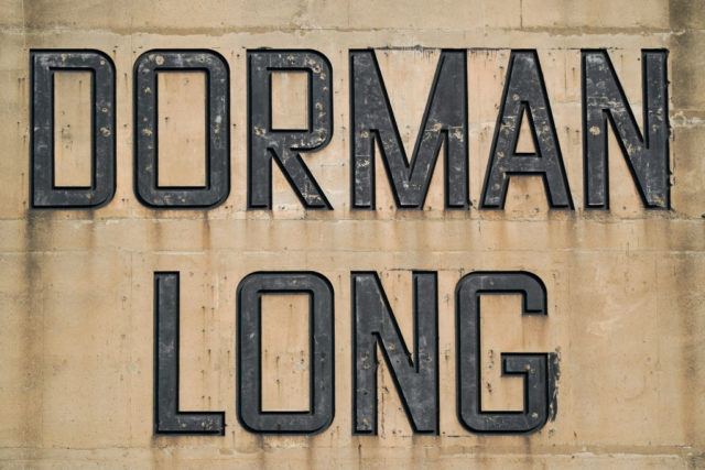 Dorman Long sign on concrete