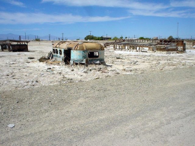 Abandoned homes at Salton Sea
