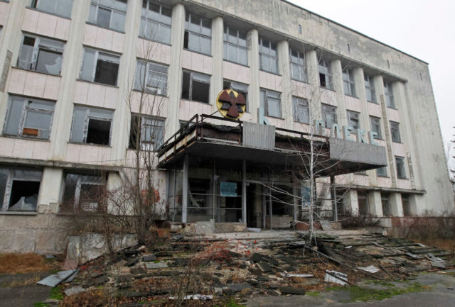Abandoned building in Pripyat