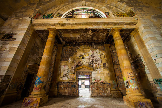 Archway in Michigan Central Station