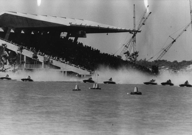 Boat races at Miami Marine Stadium 1965