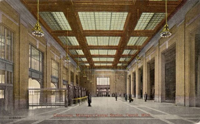 Concourse of Michigan Central Station 