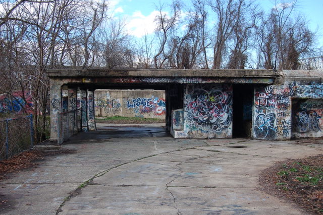 View of a tunnel at Fort Armistead