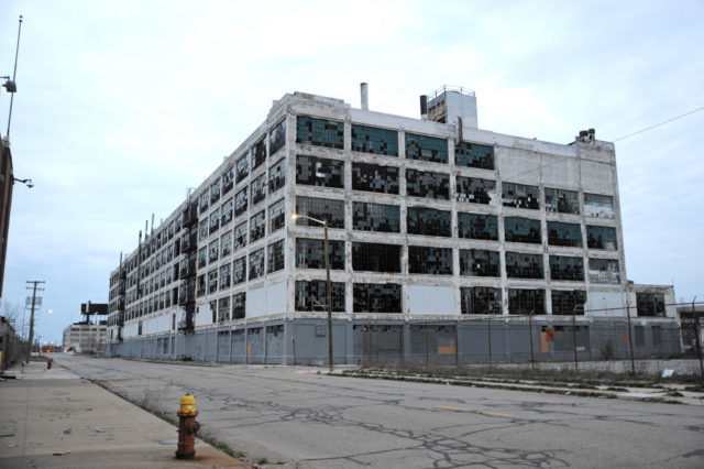 Exterior of the Packard Automotive Plant