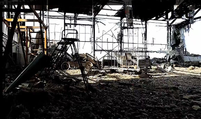 Ruins of Donetsk International Airport