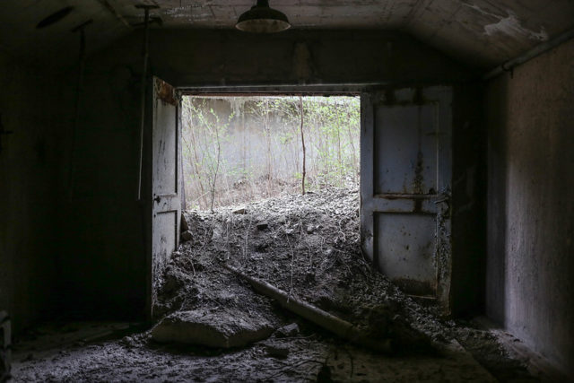 Opened doors at Cementland